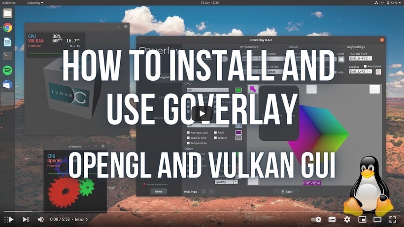 GOverlay - grafische Oberfläche auf OpenGL und Vulkan GUI Basis